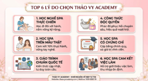 HỌC NGHỀ SPA TẠI THẢO VY ACADEMY: TOP 6 LÝ DO NÊN CHỌN ĐỂ VỮNG TAY NGHỀ, TỰ TIN CÓ VIỆC LÀM
