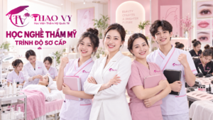 Học nghề thẩm mỹ trình độ sơ cấp tại Thảo Vy Academy phù hợp với học sinh và người chuyển nghề.