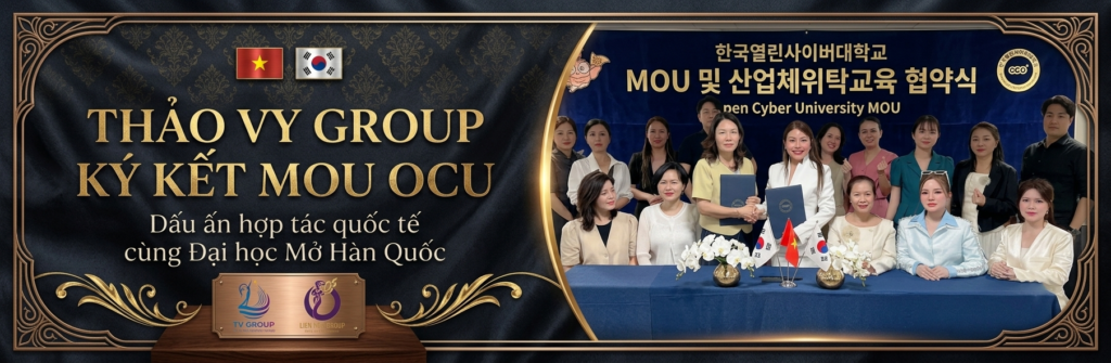 Thảo Vy Group ký kết MOU OCU cùng Đại học Mở Hàn Quốc trong hành trình tu nghiệp da liễu 2026